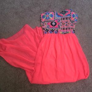 Hot Pink Maxi Dress